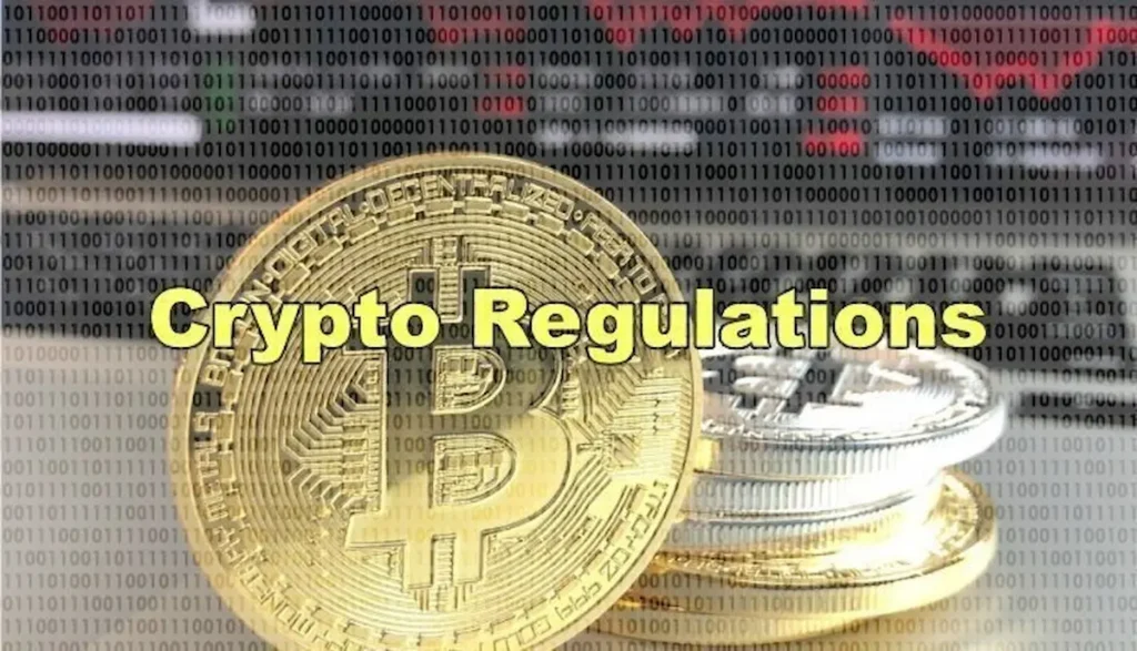 upcoming crypto regulations 2025 Realtime crypto news update with Bitcoin icon and global blockchain background for Kenya Crypto Magazine